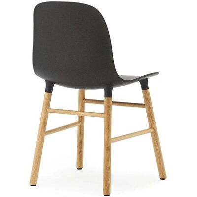Normann Copenhagen - Modell Form - Schwarz - Eiche - Designer Simon Legald - Stuhl Normann Copenhagen - Modell Form - Schwarz - Eiche - Designer Simon Legald - Stuhl
