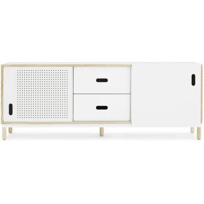 Normann Copenhagen - Modell: Simon Legald - Naturholz, Weiß - Sideboard Normann Copenhagen - Modell: Simon Legald - Naturholz, Weiß - Sideboard