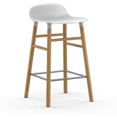 Normann Copenhagen - Tabouret de bar moderne - Blanc, 65cm - Publicité Normann Copenhagen - Tabouret de bar moderne - Blanc, 65cm - Publicité