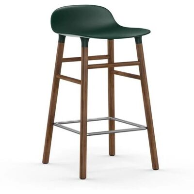 Normann Copenhagen Form - Tabouret de bar 65 cm - Vert Noyer - Publicité Normann Copenhagen Form - Tabouret de bar 65 cm - Vert Noyer - Publicité