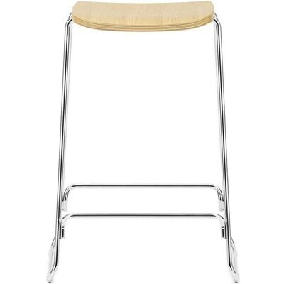 Normann Copenhagen Barhocker - 65cm - Eiche & Metall - Ohne Rückenlehne Normann Copenhagen Barhocker - 65cm - Eiche & Metall - Ohne Rückenlehne