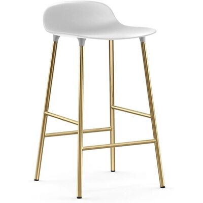 Sgabello da bar Normann Copenhagen Form - Bianco - Designer Simon Legald Sgabello da bar Normann Copenhagen Form - Bianco - Designer Simon Legald