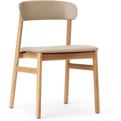 Normann Copenhagen Herit Eiche Stuhl - Spectrum Leder Sand Normann Copenhagen Herit Eiche Stuhl - Spectrum Leder Sand