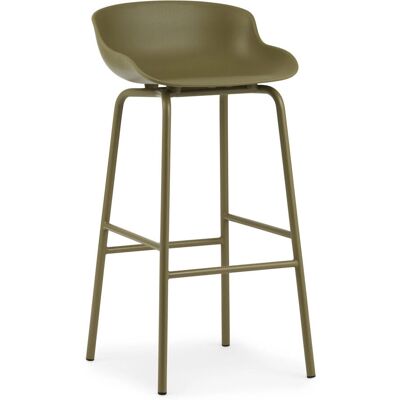 Sgabello bar Normann Copenhagen design Verde in Materiale plastico. Dim: L 46,5 x Prof. 47,5 cm x H 94 cm - Seduta: H 75 cm Sgabello bar Normann Copenhagen design Verde in Materiale plastico. Dim: L 46,5 x Prof. 47,5 cm x H 94 cm - Seduta: H 75 cm