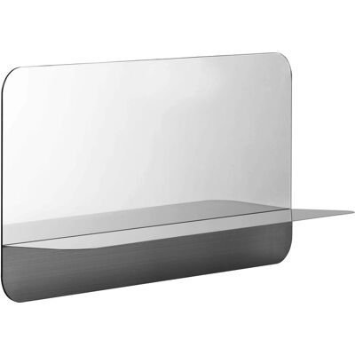 Miroir Horizon en Acier Inoxydable - 80cm - Publicité Miroir Horizon en Acier Inoxydable - 80cm - Publicité