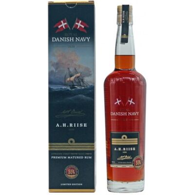 A.H. Riise Royal Danish Navy Strength - Rum Spirit - 55% Vol. A.H. Riise Royal Danish Navy Strength - Rum Spirit - 55% Vol.