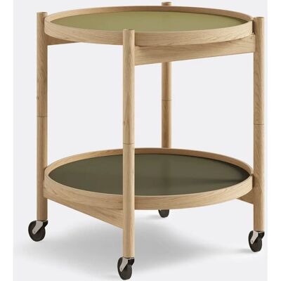 Brdr. Krüger Bølling Serveringbord - Ø 50 cm, Eik, Grønn Brdr. Krüger Bølling Serveringbord - Ø 50 cm, Eik, Grønn