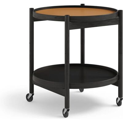 Bølling sidebord fra Brdr. Krüger - 50cm - Sort & Cognac - Klassisk design Bølling sidebord fra Brdr. Krüger - 50cm - Sort & Cognac - Klassisk design