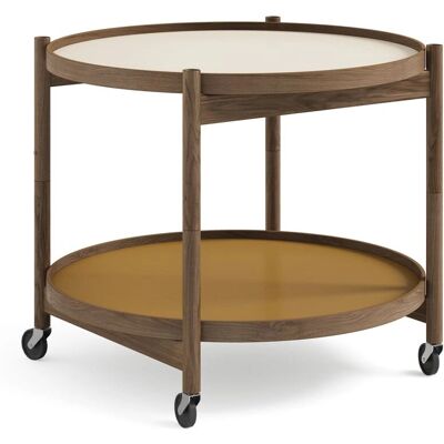 Bakkebord fra Brdr. Krüger - Røket Eik - 60cm - Klassisk Funksjonelt Design Bakkebord fra Brdr. Krüger - Røket Eik - 60cm - Klassisk Funksjonelt Design