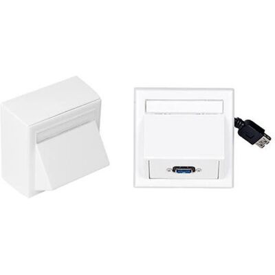 Vivolink WI221185 Scatola di collegamento a parete USB 3.0 - Bianco Vivolink WI221185 Scatola di collegamento a parete USB 3.0 - Bianco