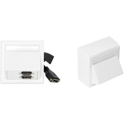 Vivolink WI221292 Enchufe - HDMI, DisplayPort, 3.5mm, Blanco Vivolink WI221292 Enchufe - HDMI, DisplayPort, 3.5mm, Blanco