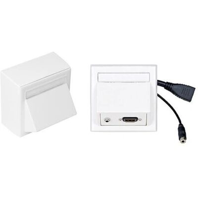 Vivolink WI221170 Presa da Muro HDMI 3,5mm Bianca - Montaggio a Parete Vivolink WI221170 Presa da Muro HDMI 3,5mm Bianca - Montaggio a Parete