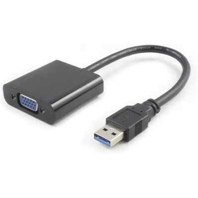 MicroConnect USB3.0VGA - Adattatore grafico USB - Full HD - Nero MicroConnect USB3.0VGA - Adattatore grafico USB - Full HD - Nero