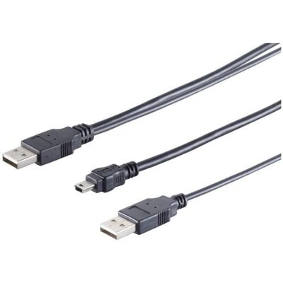 MicroConnect USBAAB06 USB-Kabel - 0,6 m - Schwarz - USB 2.0 MicroConnect USBAAB06 USB-Kabel - 0,6 m - Schwarz - USB 2.0