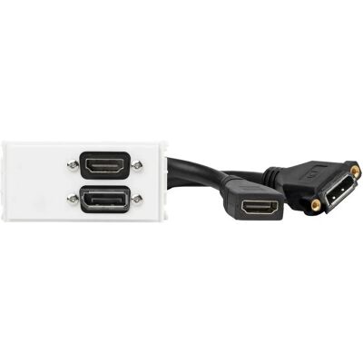 Vivolink WI221267 Wandpaneel HDMI + DisplayPort - Steckdose Vivolink WI221267 Wandpaneel HDMI + DisplayPort - Steckdose