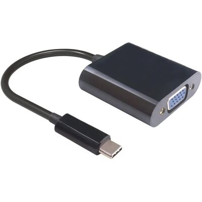 Microconnect USB C zu VGA Adapter - 0,2m - Schwarz - USB Grafikadapter Microconnect USB C zu VGA Adapter - 0,2m - Schwarz - USB Grafikadapter