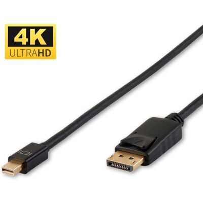 Microconnect 0,5m Mini DisplayPort zu DisplayPort Kabel - Schwarz Microconnect 0,5m Mini DisplayPort zu DisplayPort Kabel - Schwarz