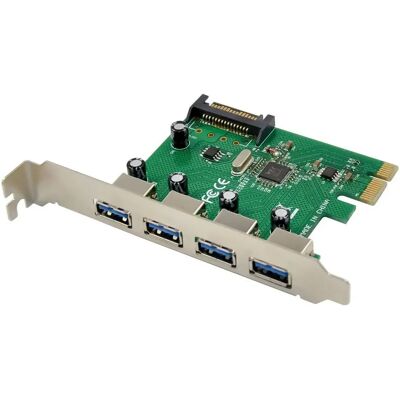 MicroConnect Carte Interne USB 3.2 Gen 1 4 Ports PCIe - Publicité MicroConnect Carte Interne USB 3.2 Gen 1 4 Ports PCIe - Publicité