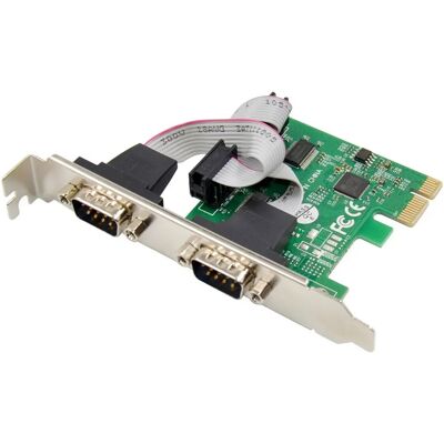 Scheda PCIe seriale a 2 porte MicroConnect - Scheda di interfaccia Scheda PCIe seriale a 2 porte MicroConnect - Scheda di interfaccia