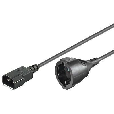 Microconnect Cable de alimentación C14 -Schuko 2m Negro - Tipo de energía Microconnect Cable de alimentación C14 -Schuko 2m Negro - Tipo de energía