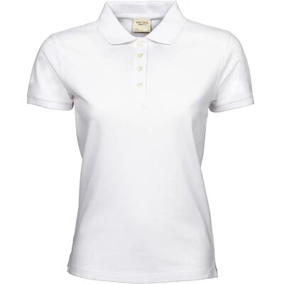 Tee Jays Heavy Polo Pique - 3XL - Weiß - Polohemd Tee Jays Heavy Polo Pique - 3XL - Weiß - Polohemd