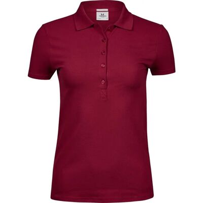 Tee Jays Polo Damen Luxus Stretch Polo - Rouge - Poloshirt Tee Jays Polo Damen Luxus Stretch Polo - Rouge - Poloshirt