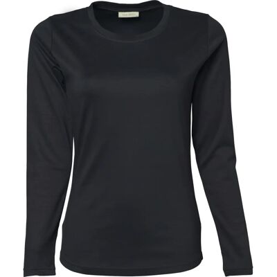 Tee Jays Damen Langarm Interlock T-Shirt - T-Shirt Tee Jays Damen Langarm Interlock T-Shirt - T-Shirt