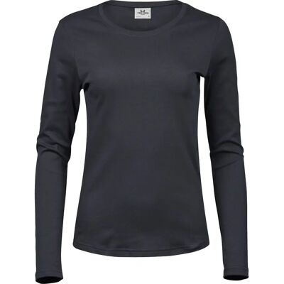 Tee Jays Damen Langarm Interlock Shirt - T-Shirt Tee Jays Damen Langarm Interlock Shirt - T-Shirt