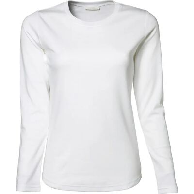 Tee Jays Damen Langarm Interlock T-Shirt TJ590 - T-Shirt Tee Jays Damen Langarm Interlock T-Shirt TJ590 - T-Shirt
