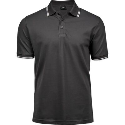 Tee Jays Dunkelgrau/Weiß Polo TJ1407 - Poloshirt Tee Jays Dunkelgrau/Weiß Polo TJ1407 - Poloshirt