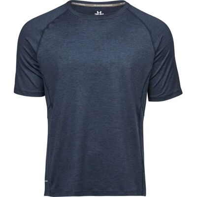 Tee Jays Navy Melange CoolDry Tee TJ7020 - T-shirt Tee Jays Navy Melange CoolDry Tee TJ7020 - T-shirt