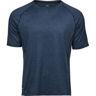 Tee Jays Navy Melange CoolDry T-Shirt - Sportswear Tee Jays Navy Melange CoolDry T-Shirt - Sportswear
