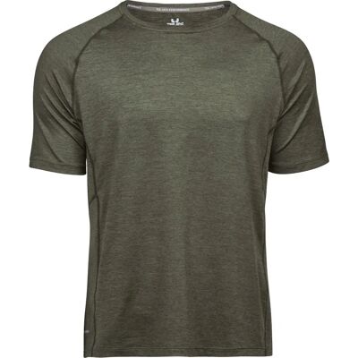 Tee Jays Oliv Meliert CoolDry T-Shirt - Sport Tee Jays Oliv Meliert CoolDry T-Shirt - Sport