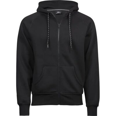 Tee Jays Vollreißer Kapuzenpullover - Schwarz 3XL Tee Jays Vollreißer Kapuzenpullover - Schwarz 3XL