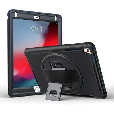 INCOVER iPad Arbeidsdeksel med 360° Støtte og Håndtak - Svart INCOVER iPad Arbeidsdeksel med 360° Støtte og Håndtak - Svart