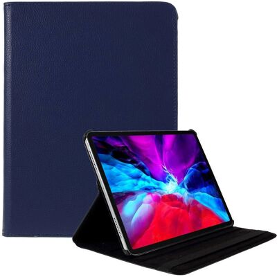 INCOVER lædercover til iPad Pro 12,9" - Vridbar stand - Mørkeblå INCOVER lædercover til iPad Pro 12,9" - Vridbar stand - Mørkeblå