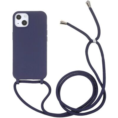 INOVER iPhone 13 Blå Flexibel TPU Phone Cover med Halsstropp - Phone Cover INOVER iPhone 13 Blå Flexibel TPU Phone Cover med Halsstropp - Phone Cover