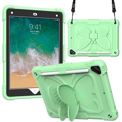 InCover iPad Børnecover - Sommerfugl Stander - Grøn InCover iPad Børnecover - Sommerfugl Stander - Grøn