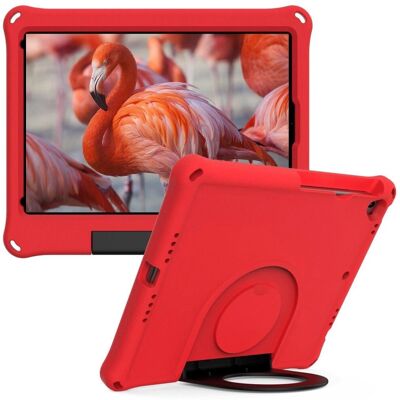 INCOVER børnevenligt iPad 10.2" cover med ring og stativ - Rød INCOVER børnevenligt iPad 10.2" cover med ring og stativ - Rød