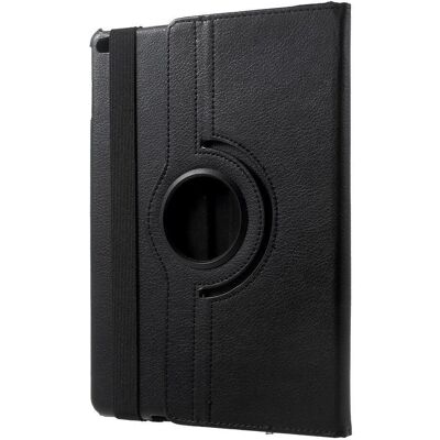 Lædercover til iPad med 360° stand - Sort Lædercover til iPad med 360° stand - Sort