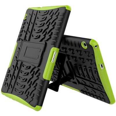 Huawei MediaPad T3 10 Fleksibelt robust cover - Sort / Grøn - Tabletcover Huawei MediaPad T3 10 Fleksibelt robust cover - Sort / Grøn - Tabletcover
