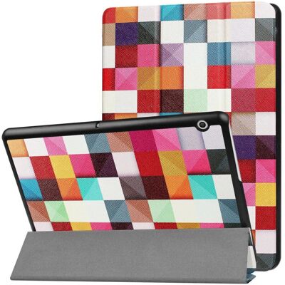 Farvet Lædercover til Huawei MediaPad T3 10 9.6" - Tablet Cover Farvet Lædercover til Huawei MediaPad T3 10 9.6" - Tablet Cover