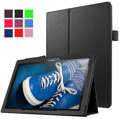 Lenovo Tab 10 (TB-X103F) Klassisk foldecover - Sort Lenovo Tab 10 (TB-X103F) Klassisk foldecover - Sort