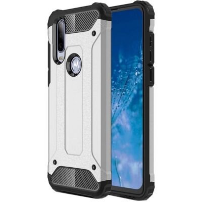 Motorola One Action Armor Guard Smartphone Cover - Sølv Motorola One Action Armor Guard Smartphone Cover - Sølv