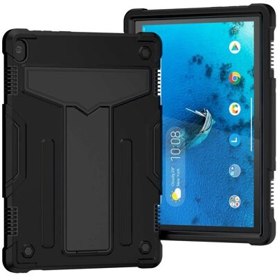 Lenovo Tab M10 HD 10.1" - Holdbart silikon og plastik cover Lenovo Tab M10 HD 10.1" - Holdbart silikon og plastik cover