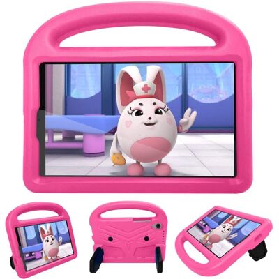 Rosa børnecover til Lenovo Tab M8 2. generation med stativ Rosa børnecover til Lenovo Tab M8 2. generation med stativ