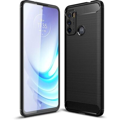 Fleksibelt kulfiber telefoncover til Motorola Moto G60 - Telefon Fleksibelt kulfiber telefoncover til Motorola Moto G60 - Telefon