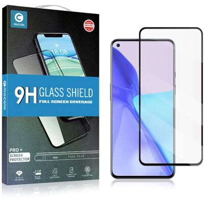 Mocolo OnePlus 9 skærmbeskyttelse - Full Fit - Sort ramme Mocolo OnePlus 9 skærmbeskyttelse - Full Fit - Sort ramme