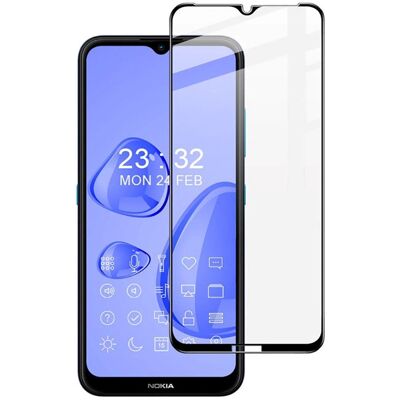IMAK - Nokia 1.4/2.4 - Sort ramme - Skærmbeskytter IMAK - Nokia 1.4/2.4 - Sort ramme - Skærmbeskytter