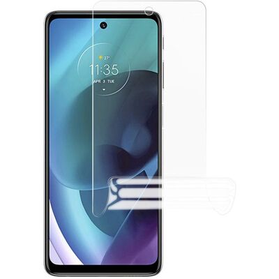 Motorola Moto G51 Gennemsigtig Full-Fit Skærmbeskyttelse Motorola Moto G51 Gennemsigtig Full-Fit Skærmbeskyttelse
